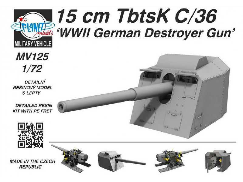 15 Cm Tbtsk C/36 Wwii German Destroyer Gun - image 1
