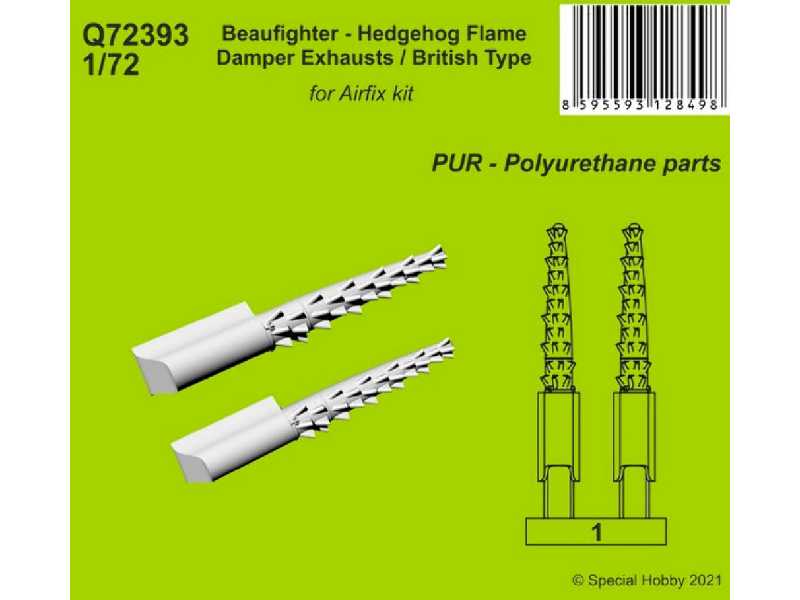 Beaufighter - Hedgehog Flame Damper Exhausts / British Type - image 1