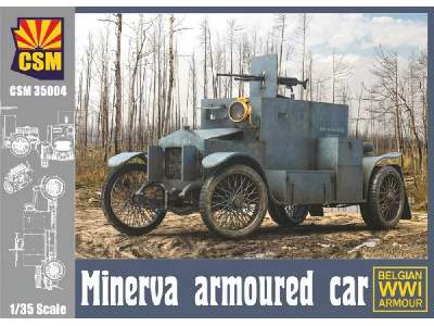 Minerva Armoured Car Belgian Wwi Armour - image 1
