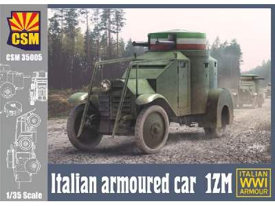 Italian Armoured Car 1zm Italian Wwi Armour - image 1