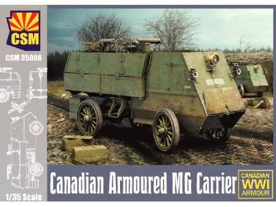 Canadian Armoured Mg Carrier Canadian Wwi Armour - image 1