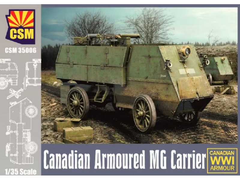 Canadian Armoured Mg Carrier Canadian Wwi Armour - image 1