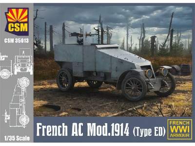 French Ac Mod.1914 (Type Ed) French Wwi Armour - image 1