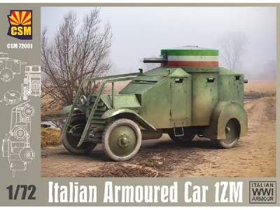 Italian Armoured Car 1zm Italian Wwi Armour - image 1