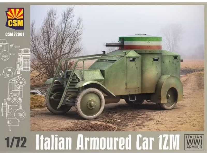 Italian Armoured Car 1zm Italian Wwi Armour - image 1 Italian Armoured Car 1zm Italian Wwi Armour - image 1