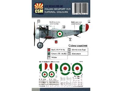 Italian Nieuport Xvii National Colours - image 1