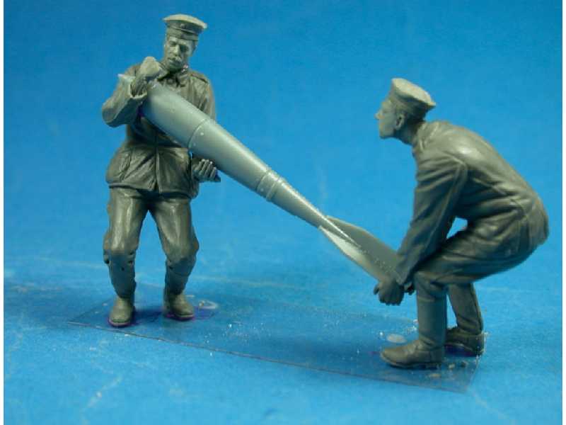 German Bomber Ground Personnel N.2 Wwi Figures - image 1