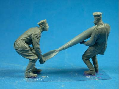 German Bomber Ground Personnel N.2 Wwi Figures - image 3