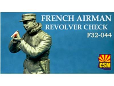 French Airman Revolver Check Wwi Figures - image 1