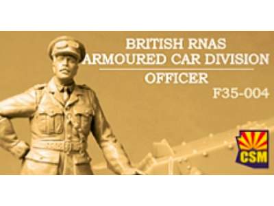 British Rnas Armoured Car Division Officer - image 1