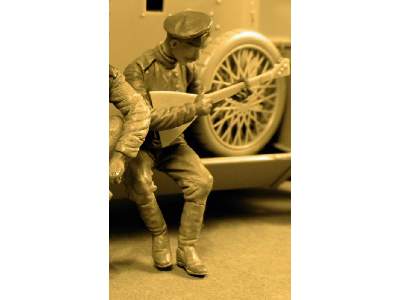 Imperial Russian Automobile Machine Gun Platoon Crewman Playing Balalaika - image 1