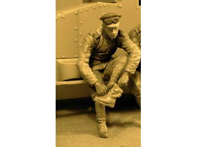 Imperial Russian Automobile Machine Gun Platoon Crewman Wearing Boots - image 1