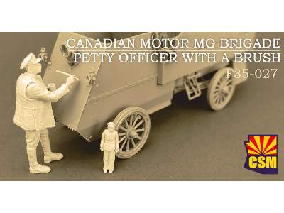 Canadian Motor Mg Brigade Petty Officer With A Brush - image 1