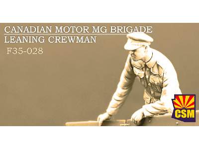 Canadian Motor Mg Brigade Leaning Crewman - image 1