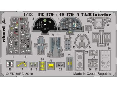 A-7A/ B interior S. A. 1/48 - Hobby Boss - - image 1