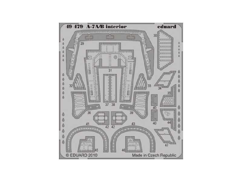 A-7A/ B interior S. A. 1/48 - Hobby Boss - image 1