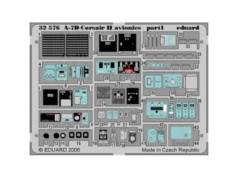 A-7D avionics 1/32 - Trumpeter - image 1