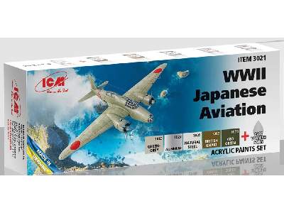 Acrylic Paint Set For WWII Japanese Aviation - image 1