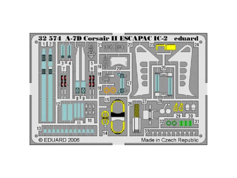 A-7D ESCAPAC IC-2 1/32 - Trumpeter - image 1