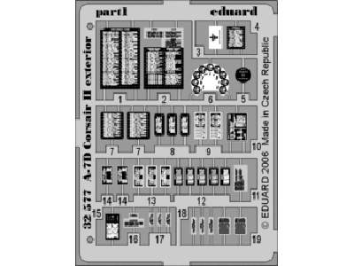 A-7D exterior 1/32 - Trumpeter - image 1