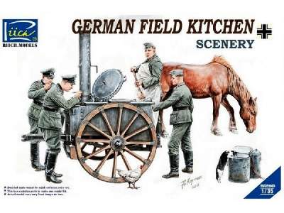 German Field Kitchen W/Soldiers - image 1