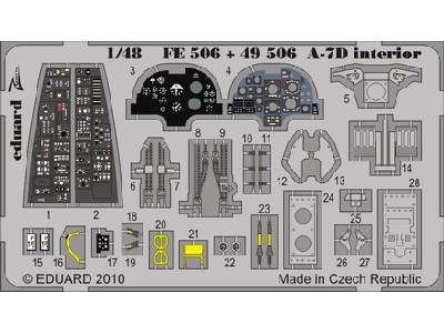 A-7D interior S. A. 1/48 - Hobby Boss - - image 1