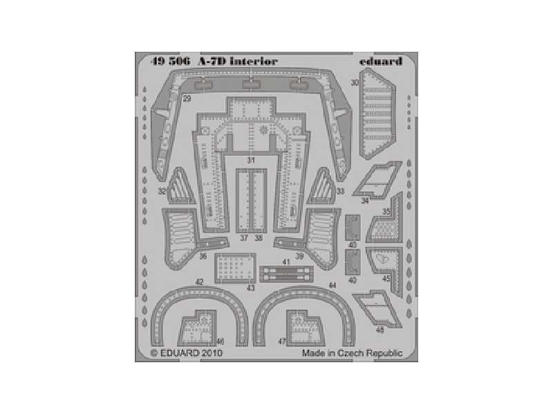 A-7D interior S. A. 1/48 - Hobby Boss - image 1