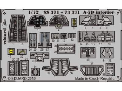 A-7D interior S. A. 1/72 - Hobby Boss - image 1