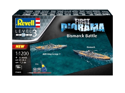 First Diorama Set - Bismarck Battle - image 5