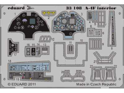 A-4F interior S. A. 1/32 - Trumpeter - image 1