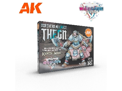 Ak 11771 Northern Alliance Thegn - Wargame Starter Set - 14 Colors & 1 Figure - image 1