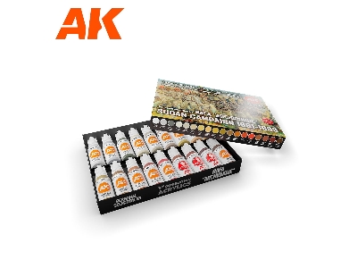 Ak 11773 Signature Set - Rafa "archiduque" - Sudan Campaign 1881-1899 - 28mm Wargame Paint Set - image 2