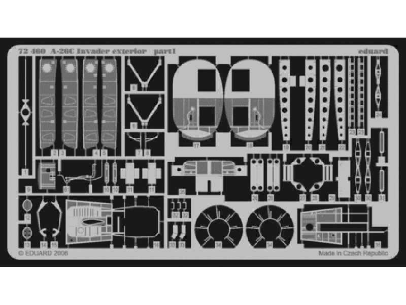 A-26C exterior 1/72 - Italeri - image 1