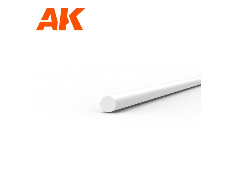 Rod 0.75 Diameter X 350mm - Styrene Rod - (1 Units) - image 1 Rod 0.75 Diameter X 350mm - Styrene Rod - (1 Units) - image 1