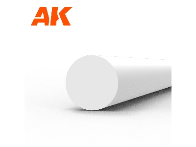 Rod 3.00 Diameter X 350mm - Styrene Rod - (1 Units) - image 1