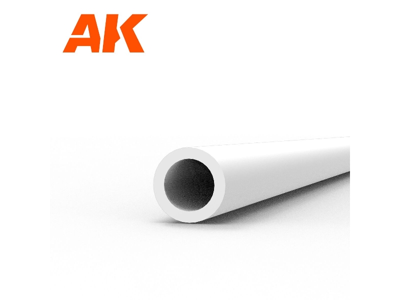 Hollow Tube 2.00 Diameter X 350mm (W.T. 0,7mm) - Styrene Hollow Tube - (1 Units) - image 1