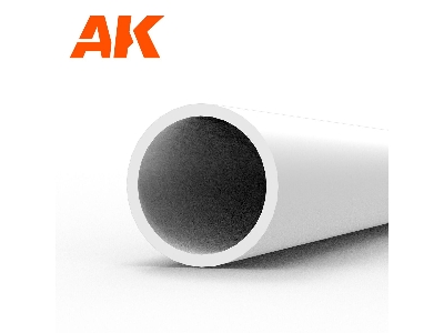 Hollow Tube 4.00 Diameter X 350mm (W.T. 0,7mm) - Styrene Hollow Tube - (1 Units) - image 1