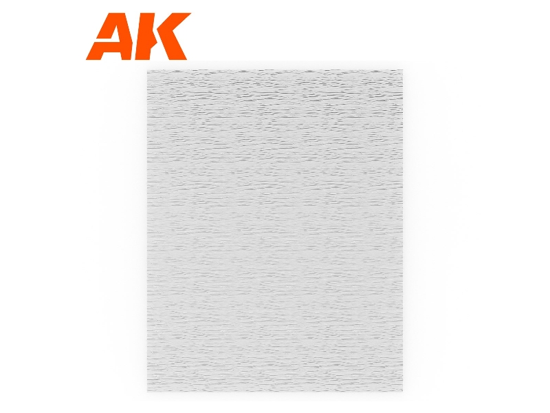 Water Sheet Transparent Running Water 245 X 195mm / 9.64 X 7.68 " - Textured Acrylic Sheet - 1 Unit - image 1