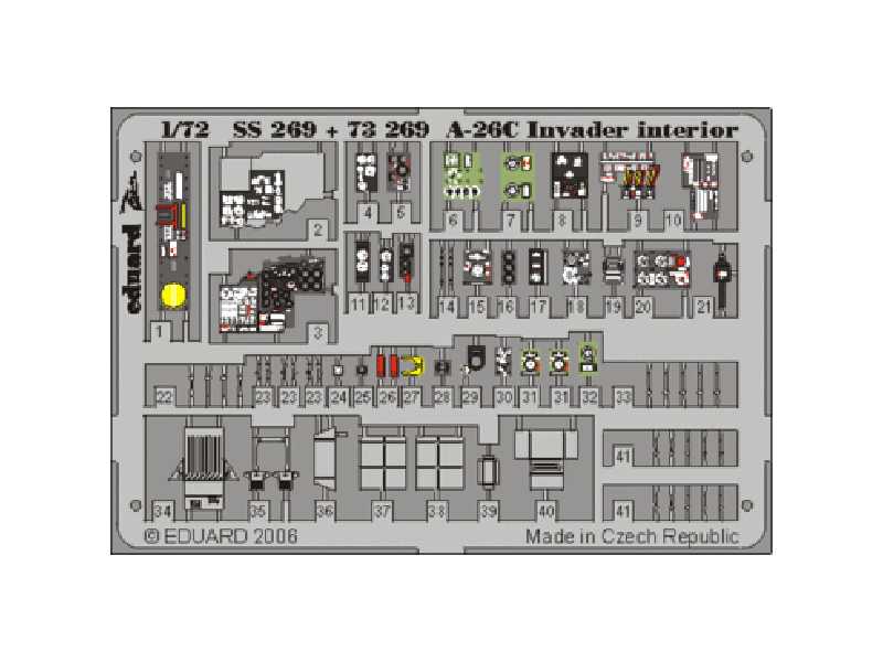 A-26C interior 1/72 - Italeri - image 1