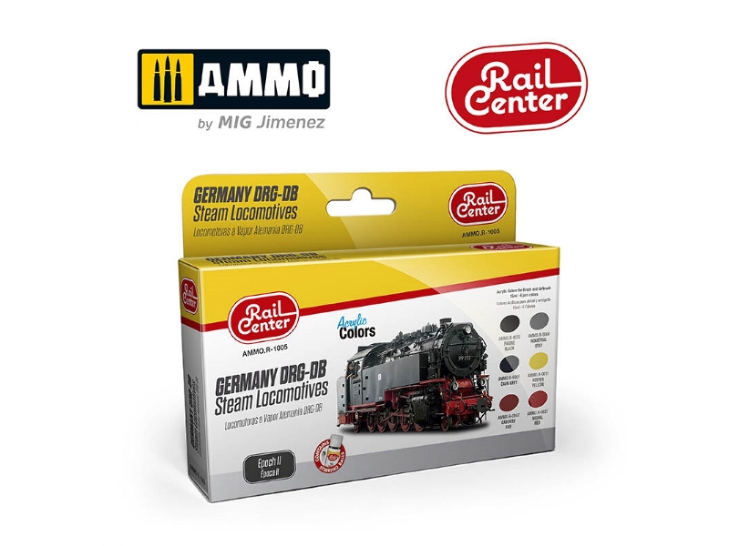 Ammo Rail Center - Germany Drg-db Steam Locomotives Epoch Ii - image 1