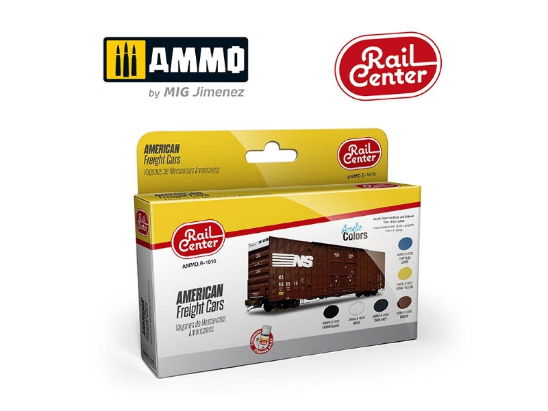 Ammo Rail Center - American Freight Cars - image 1