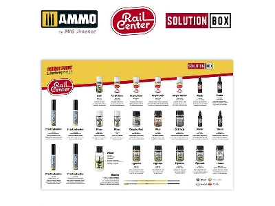 Ammo Rail Center Solution Box 01 - German Trains. All Weathering Products - image 1