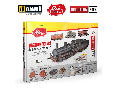 Ammo Rail Center Solution Box 01 - German Trains. All Weathering Products - image 2