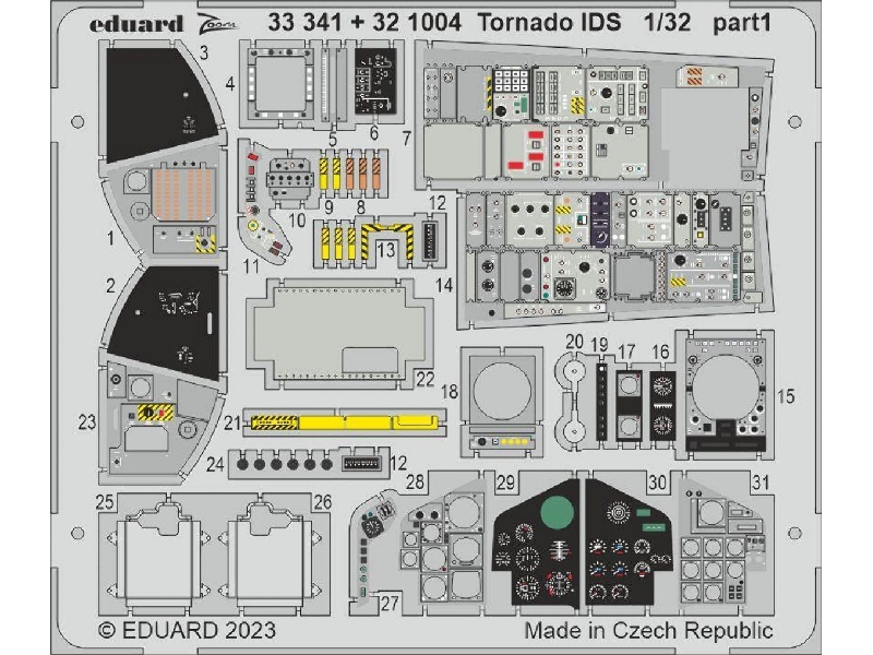 Tornado IDS interior 1/32 - ITALERI - image 1