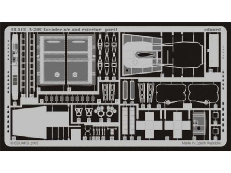 A-26C undercarriage and exterior 1/48 - Monogram - image 1