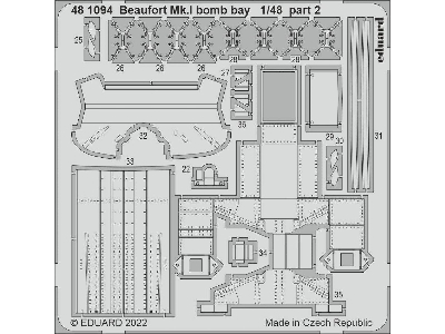 Beaufort Mk. I bomb bay 1/48 - ICM - image 1