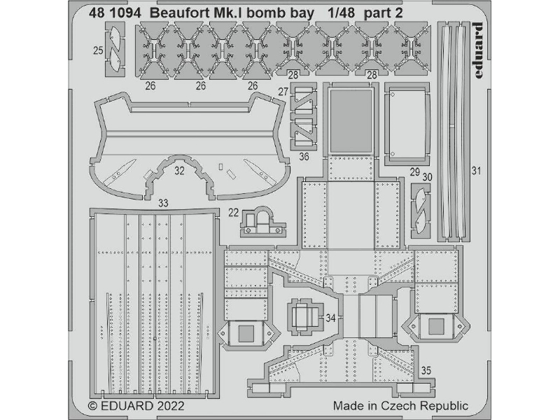 Beaufort Mk. I bomb bay 1/48 - ICM - image 1