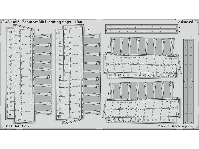 Beaufort Mk. I landing flaps 1/48 - ICM - image 1