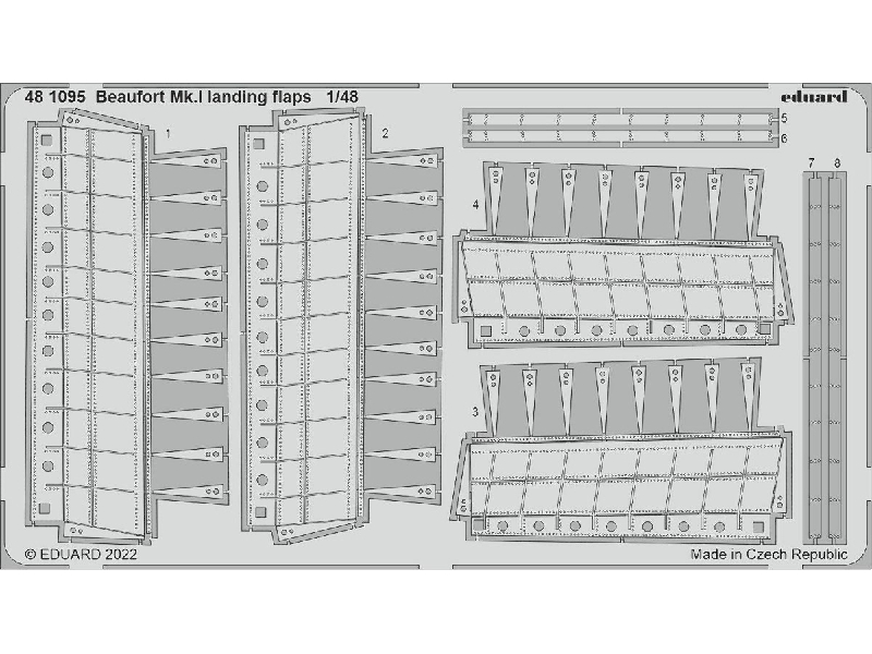 Beaufort Mk. I landing flaps 1/48 - ICM - image 1