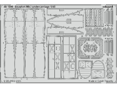 Beaufort Mk. I undercarriage 1/48 - ICM - image 1